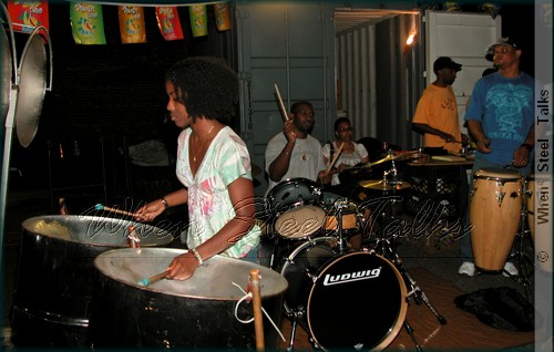 Arranger for CrossFire Leon "Foster" Thomas on drums with the band