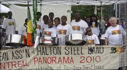 CCAH (Canadian Caribbean Association of Halton) Steelband at the 2010 Montreal International Steelpan Festival