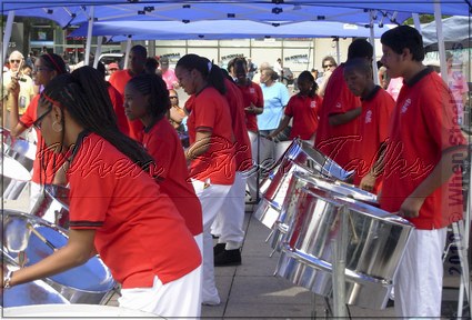 Starlift Junior Steel Orchestra performs at the 2010 Montreal International Steelpan Festival