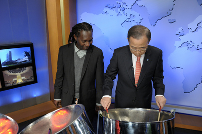The UN Secretary-General Salutes Steelpan Music in Video Message
