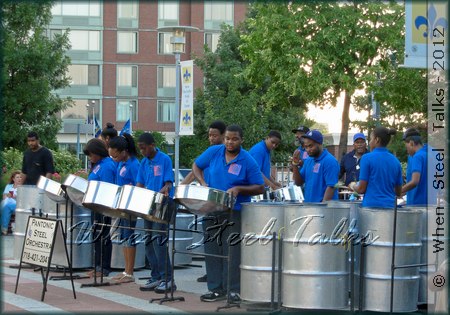 Pantonic Steel Orchestra performs in New Rochelle for the Music on the Green concert series