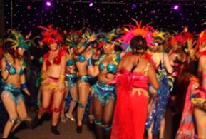 Carnival masqueraders