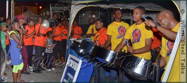 CASYM Steel Orchestra performs