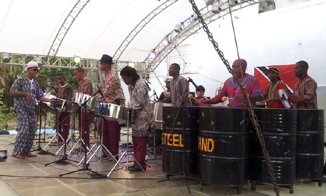 Cuba’s ‘Steel band de Santiago de Cuba’ participates in Cubadisco 2014