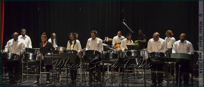 BSO (Brooklyn Steel Orchestra) performs at the Frederick Loewe Theatre on the NYU campus