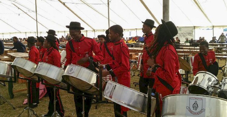 St. Judes Private Steel Band at the 2014 International Marimba and Steelpan Festival