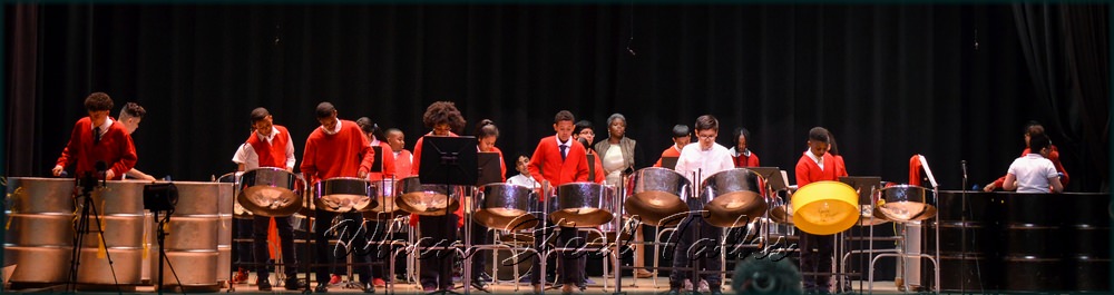 Philippa Schuyler Major Steelpan Ensemble performs during 'A Night of Music'
