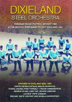 Poster advertises Dixieland Steel Orchestra’s 1980 visit to Britain