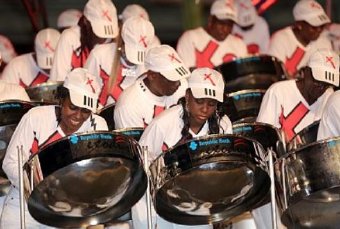 Members of Republic Bank Exodus Steel Orchestra during their performance at this year’s Panorama finals at the Queen’s Park Savannah, Port-of Spain, in March. They are going to perform in Japan later this month