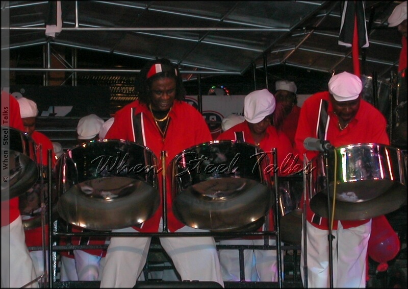 Trinidad All Stars Steel Orchestra on stage - Panorama 2006