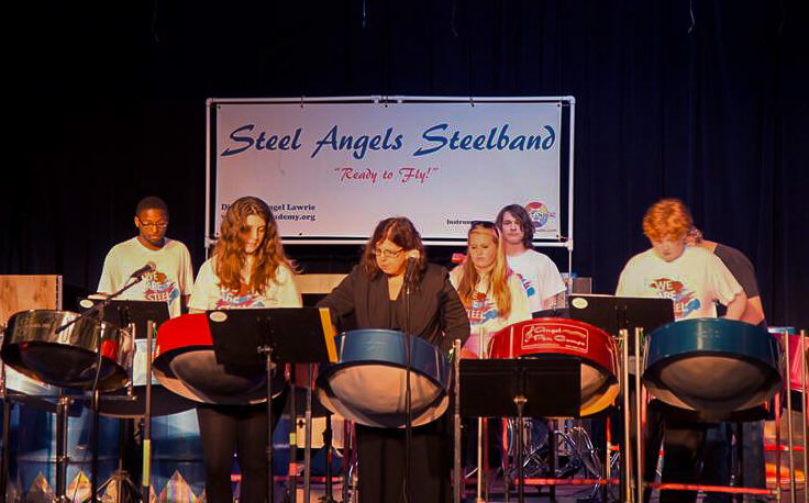 Angel Lawrie with Steel Angels Steelband