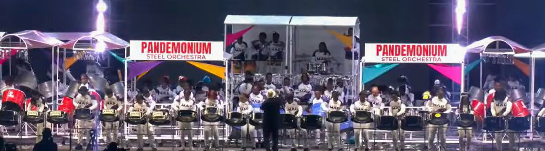 Pandemonium Steel Orchestra performs at the Antigua & Barbuda 2026 Panorama
