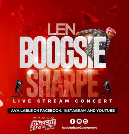Len “Boogsie” Sharpe - replay of May 9, 2020 live streamed concert