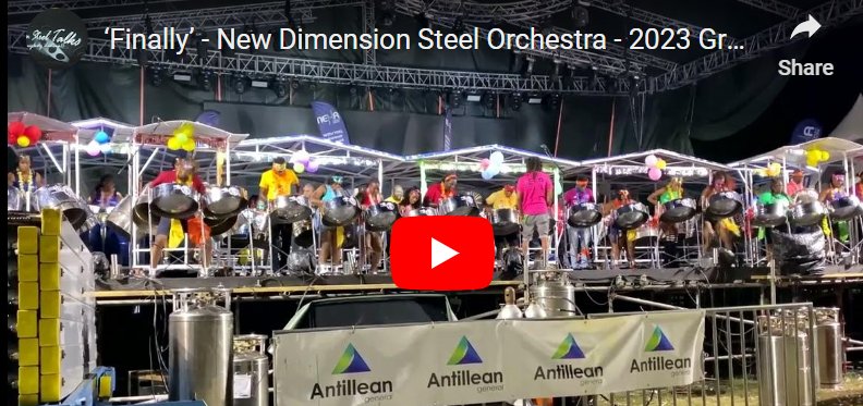 New Dimension Steel Orchestra - 2023 Grenada National Panorama champions