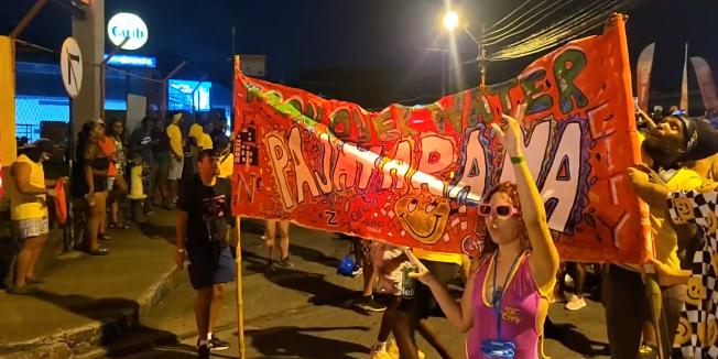 The band “Pajamarama” by Sin City at Tobago J’Ouvert 2024