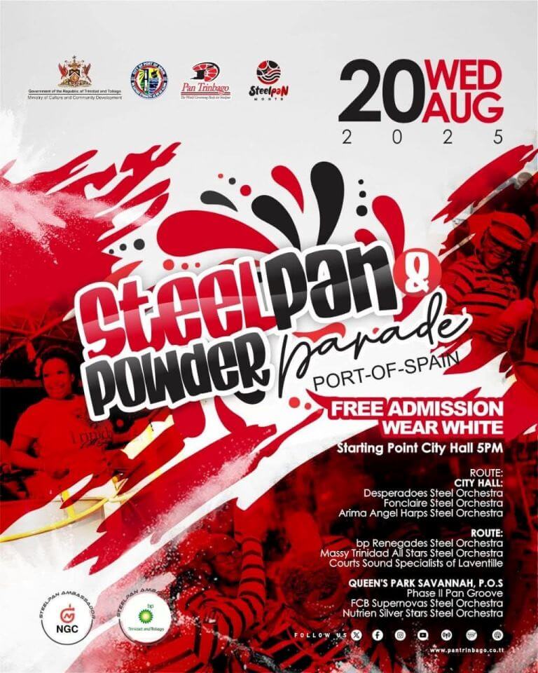 Pan and Powder Parade 2025 flyer - Radicle Tube Live Stream