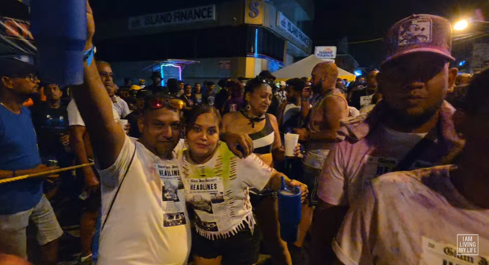 J’Ouvert scene in San Fernando