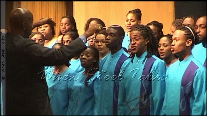 Jessel Murray conducts the UWI Chorale