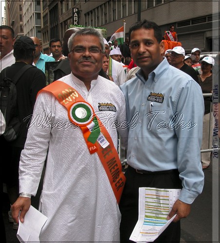 Officials at the India Day Parade 2010