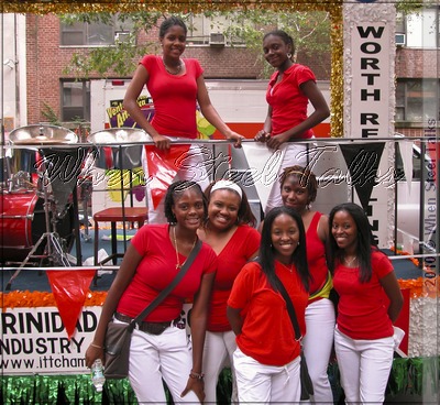 Women In Steel await their turn to join the parade