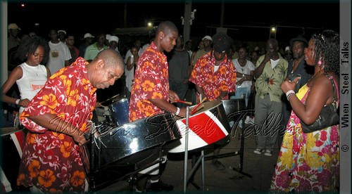 Tropical Pan Vibes at the band launch