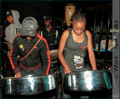CASYM Steel Orchestra at practice