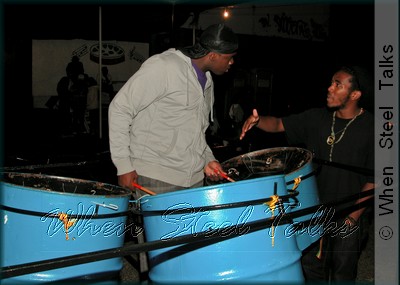 CASYM Steel Orchestra at practice