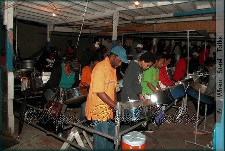 Despers USA Steel Orchestra at practice