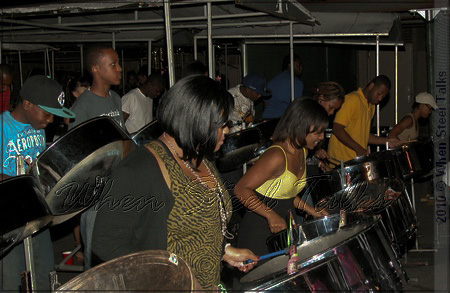 Sonatas players rehearse for the 2010 New York Panorama competition