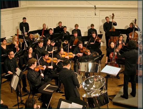 Steelpanist and composer Andy Akiho and the Yale Philharmonia