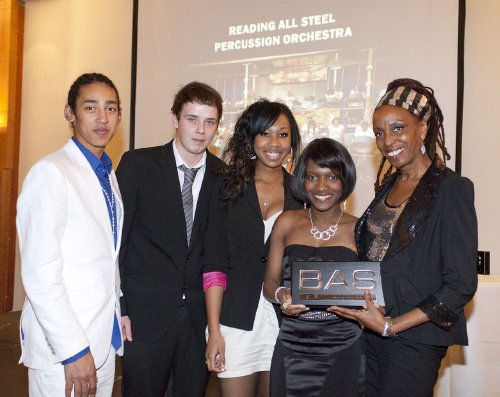 Reading All Steel Percussion Orchestra with award