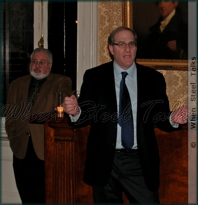 Fela! producer Stephen Hendel (right) talks about the cast