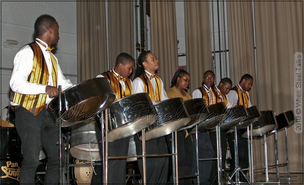 Ryan Joseph performs with Pan Sonatas Steel Orchestra