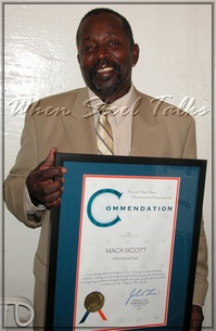 Mr. Mack Scott, President of Sonatas Steel Orchestra