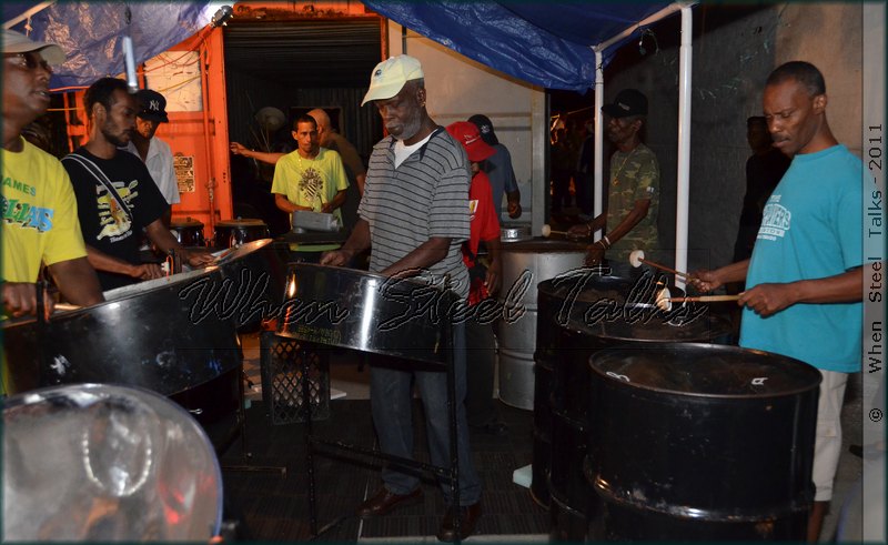 Members of Pan Royal at practice