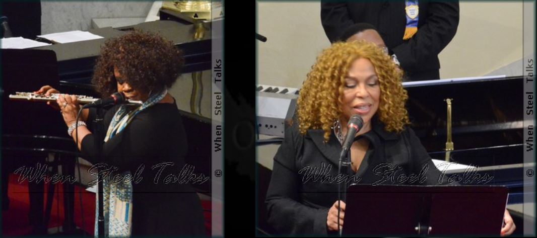 Bobbi Humphrey  (left)   and   Roberta Flack  (right)