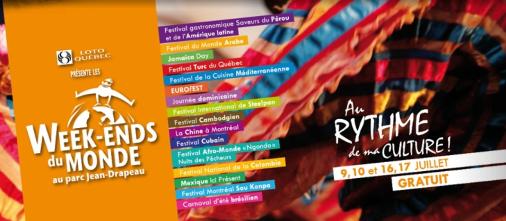 Programme for 2011 Les Week-Ends du Monde au parc Jean-Drapeau