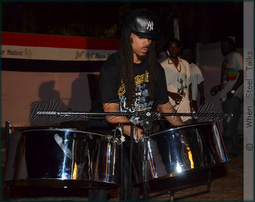 Guest artist Tommy Baptiste, Jr. on double seconds