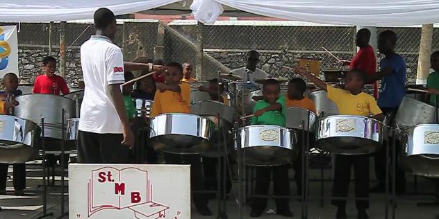 St. Margaret's Boys Steel Orchestra at their 2010 Pan Extravaganza