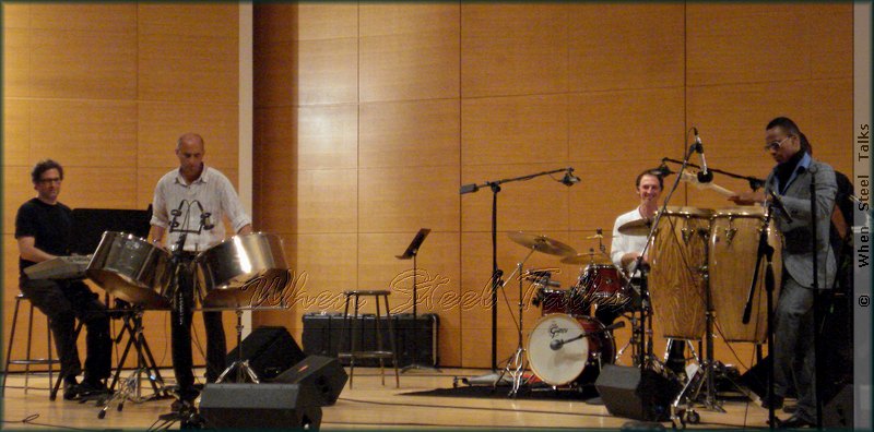 Andy Narell with band perform at Jazz for Pan