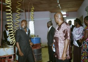 Touring the Panland facility