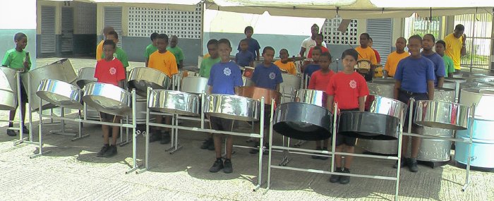 Diego Martin Boys RC in place during the SanFest preliminary round
