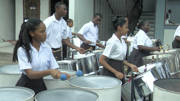 Success Laventille Secondary at the SanFest preliminaries