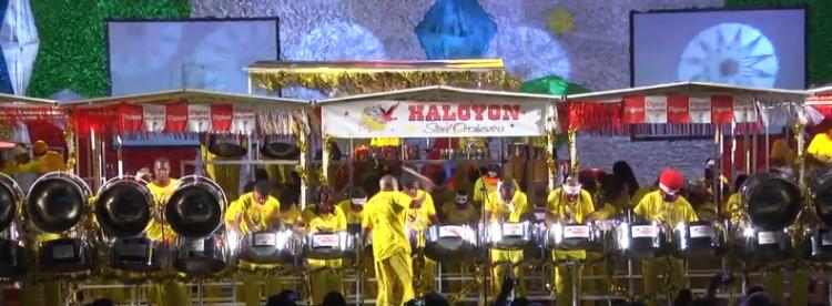 Halcyon Steel Orchestra perform during the 2013 Antigua & Barbuda Panorama