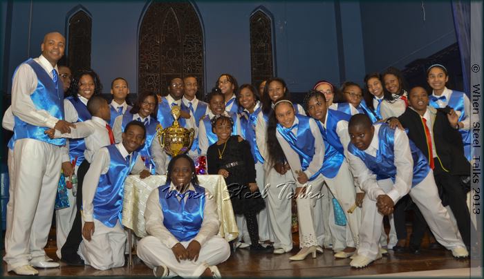 CASYM Steel Orchestra after their 2013 Christmas concert