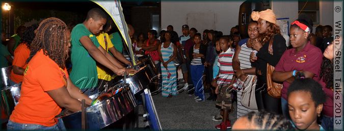 CASYM Steel Orchestra performs at their 2013 band launch - East Flatbush, Brooklyn