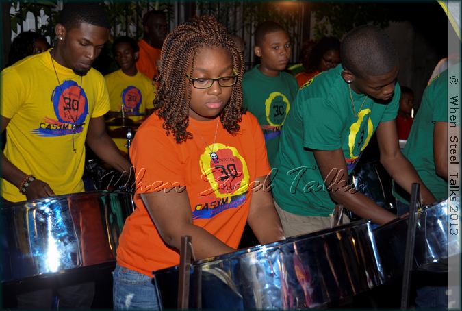 CASYM Steel Orchestra performs at their 2013 band launch - East Flatbush, Brooklyn