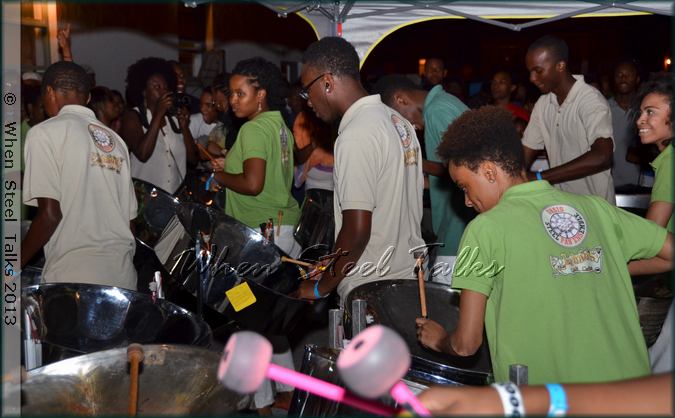 OASIS Youth Steel Pan Ensemble performs at CASYM'S 2013 band launch