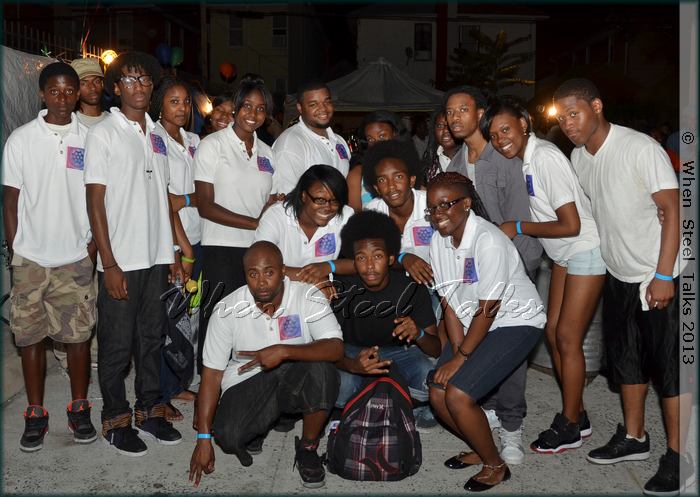 Pantonic Steel Orchestra after their performance