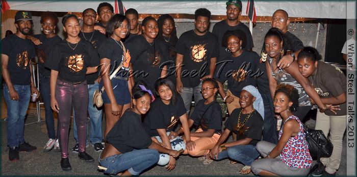 CrossFire Steel Orchestra at their 2013 Band Launch